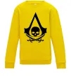 Детский Свитшот Assassins Creed Black flag Солнечно желтый Детский Свитшот Assassins Creed Black flag Солнечно желтый фото