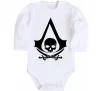 Детский боди Assassins Creed Black flag Белый фото