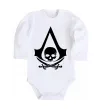 Детский боди Assassins Creed Black flag Белый Детский боди Assassins Creed Black flag Белый фото
