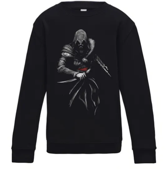 Дитячий світшот Assassins Creed Ezio Чорний фото