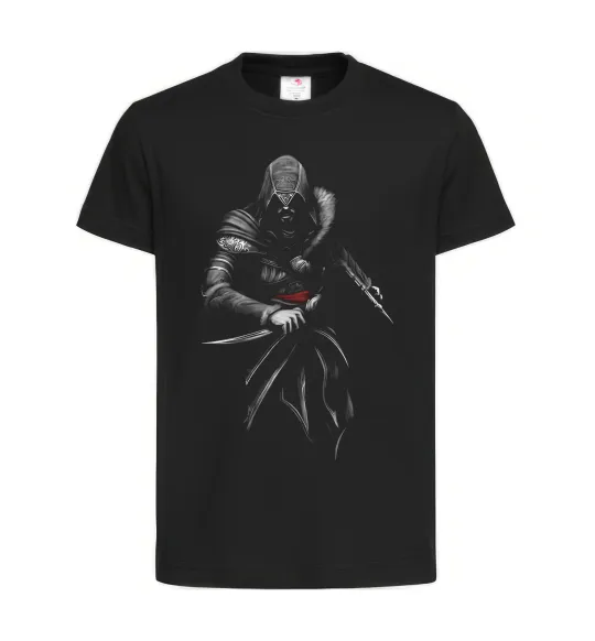 Дитяча футболка Assassins Creed Ezio Чорний фото