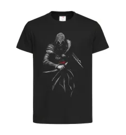 Дитяча футболка Assassins Creed Ezio Чорний фото