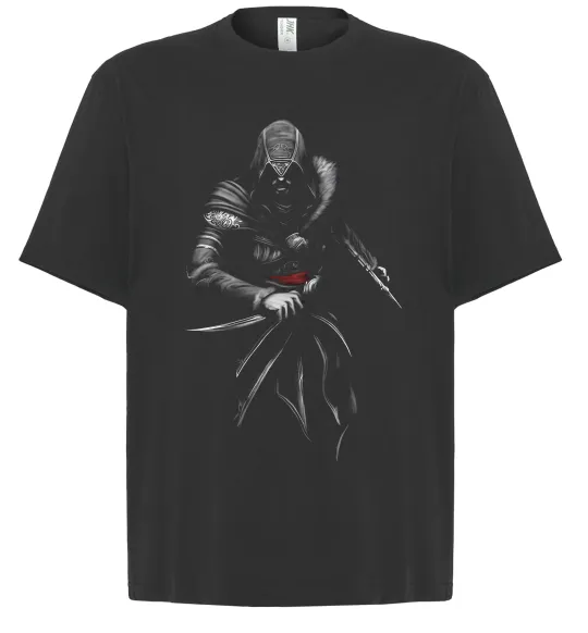 Футболка Оверсайз Assassins Creed Ezio Чорний фото