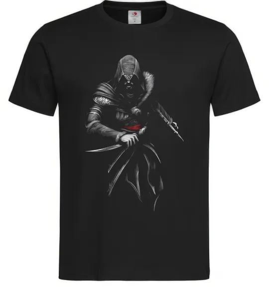 Чоловіча футболка Assassins Creed Ezio Чорний фото