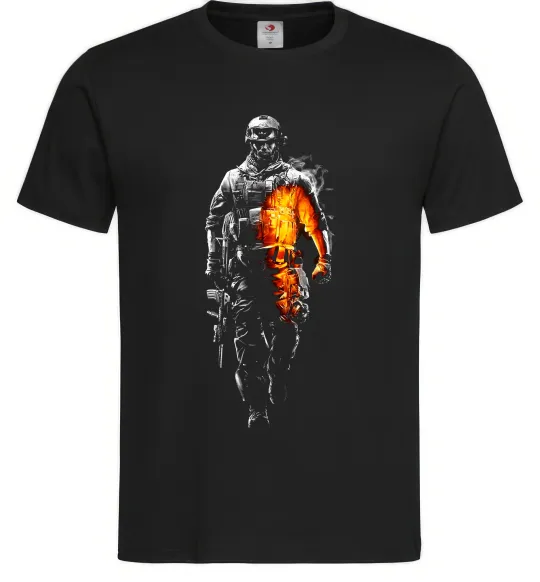 Чоловіча футболка Battlefield Чорний фото