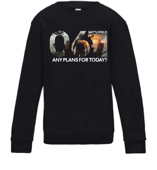 Детский Свитшот Battlefield 6 Черный фото