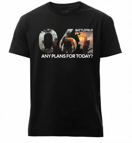 Чоловіча преміум футболка Battlefield 6 Чорний фото