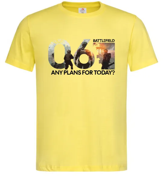 Чоловіча футболка Battlefield 6 Лимонний фото