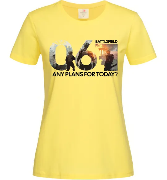 Жіноча футболка Battlefield 6 Лимонний фото