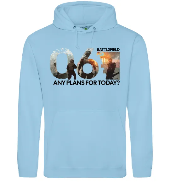 Женская толстовка (худи) Battlefield 6 Голубой фото