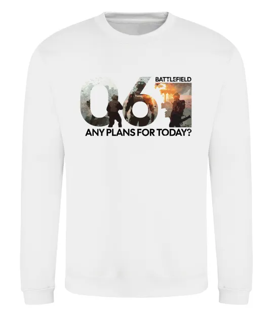 Свитшот Battlefield 6 Белый фото