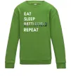 Детский Свитшот Eat sleep battlefield Лаймовый Детский Свитшот Eat sleep battlefield Лаймовый фото