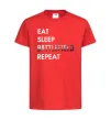 Детская футболка Eat sleep battlefield Красный Детская футболка Eat sleep battlefield Красный фото