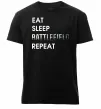 Мужская премиум футболка Eat sleep battlefield Черный Мужская премиум футболка Eat sleep battlefield Черный фото
