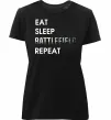 Женская премиум футболка Eat sleep battlefield Черный Женская премиум футболка Eat sleep battlefield Черный фото