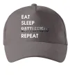 Кепка Eat sleep battlefield Серый фото
