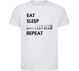 Дитяча футболка Eat sleep battlefield