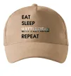 Кепка Eat sleep battlefield Песочный фото
