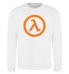 Свитшот Half life logo Белый фото