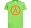 Детская футболка Half life logo Лаймовый фото