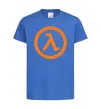 Дитяча футболка Half life logo Яскраво-синій фото