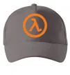 Кепка Half life logo Сірий фото