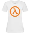 Жіноча футболка Half life logo Білий Жіноча футболка Half life logo Білий фото
