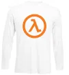 Лонгслів Half life logo Білий Лонгслів Half life logo Білий фото