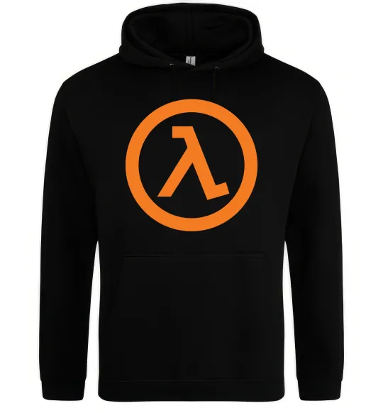 Женская толстовка (худи) Half life logo Черный фото