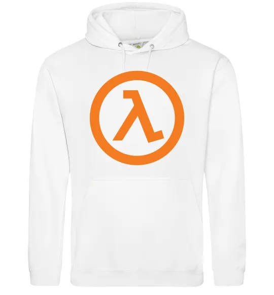 Женская толстовка (худи) Half life logo Белый фото