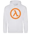 Женская толстовка (худи) Half life logo Серый меланж фото