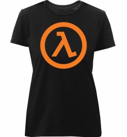 Жіноча преміум футболка Half life logo Жіноча преміум футболка Half life logo