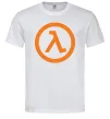 Чоловіча футболка Half life logo Білий фото