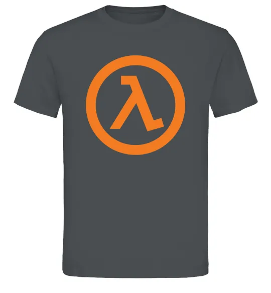 Чоловіча футболка Half life logo Графіт фото