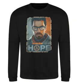 Світшот Half Life Hope Чорний фото