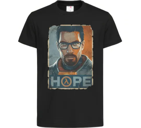 Детская футболка Half Life Hope Черный фото
