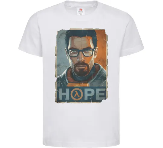 Детская футболка Half Life Hope Белый фото