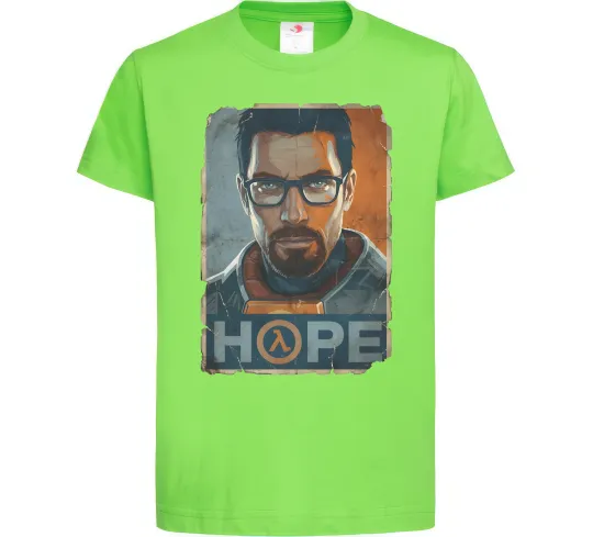Детская футболка Half Life Hope Лаймовый фото