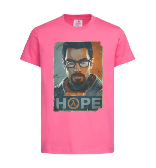 Дитяча футболка Half Life Hope Яскраво-рожевий фото