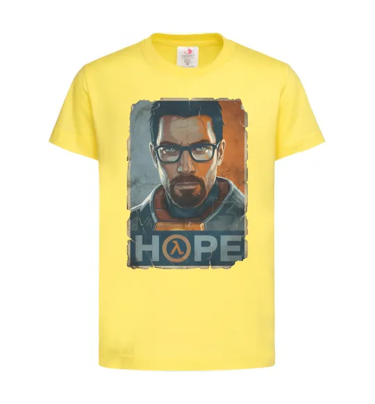 Дитяча футболка Half Life Hope Лимонний фото