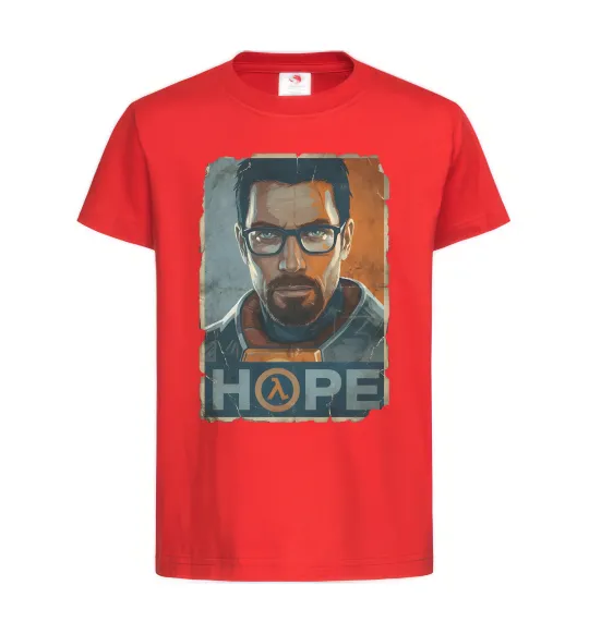 Дитяча футболка Half Life Hope Червоний фото