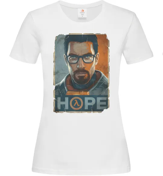Женская футболка Half Life Hope Белый фото