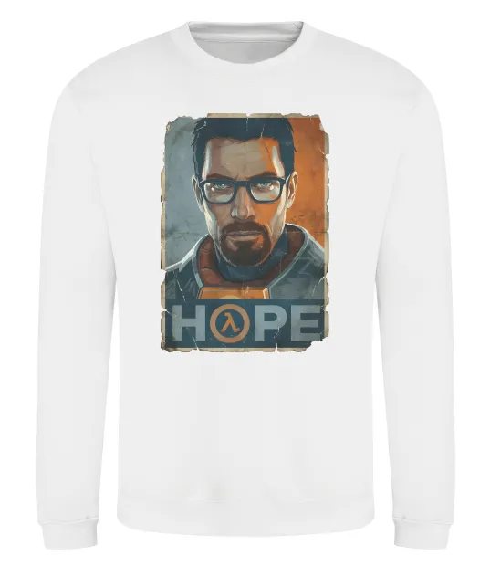 Свитшот Half Life Hope Белый фото