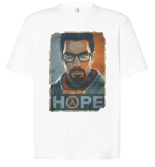 Футболка Оверсайз Half Life Hope Белый фото