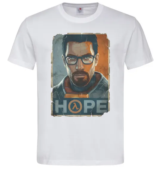 Мужская футболка Half Life Hope Белый фото