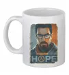 Чашка керамическая Half Life Hope Белый фото