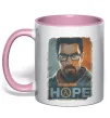Чашка з кольоровою ручкою Half Life Hope Ніжно рожевий Чашка з кольоровою ручкою Half Life Hope Ніжно рожевий фото