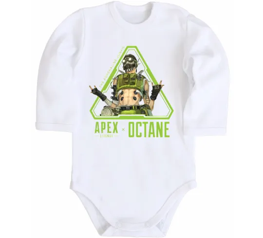 Детский боди Apex Octane Белый фото