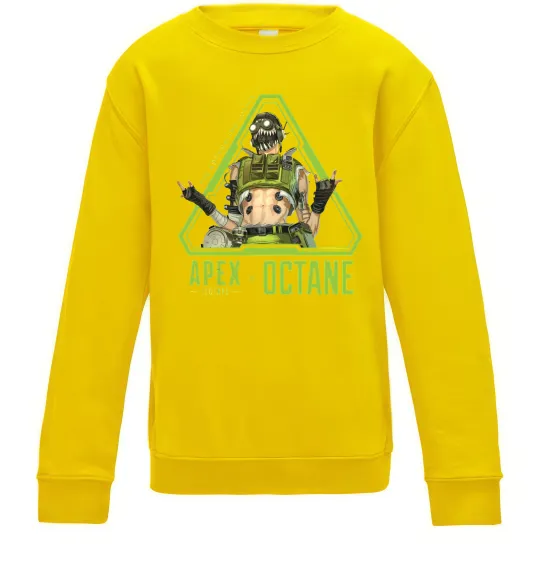 Детский Свитшот Apex Octane Солнечно желтый фото