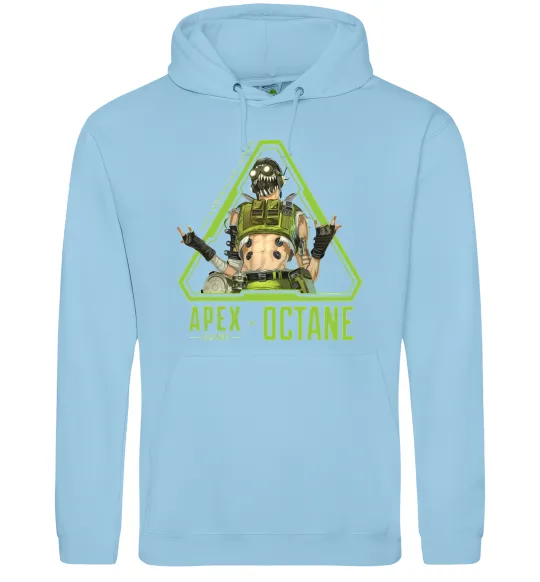 Мужская толстовка (худи) Apex Octane Голубой фото